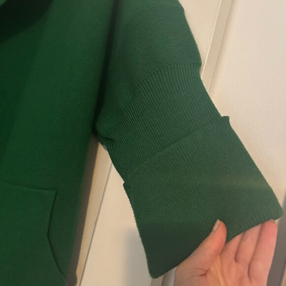 Orfeo Paris Green Sweater Coat - Brand New!! (One Size fits all) - Picture 3 of 9